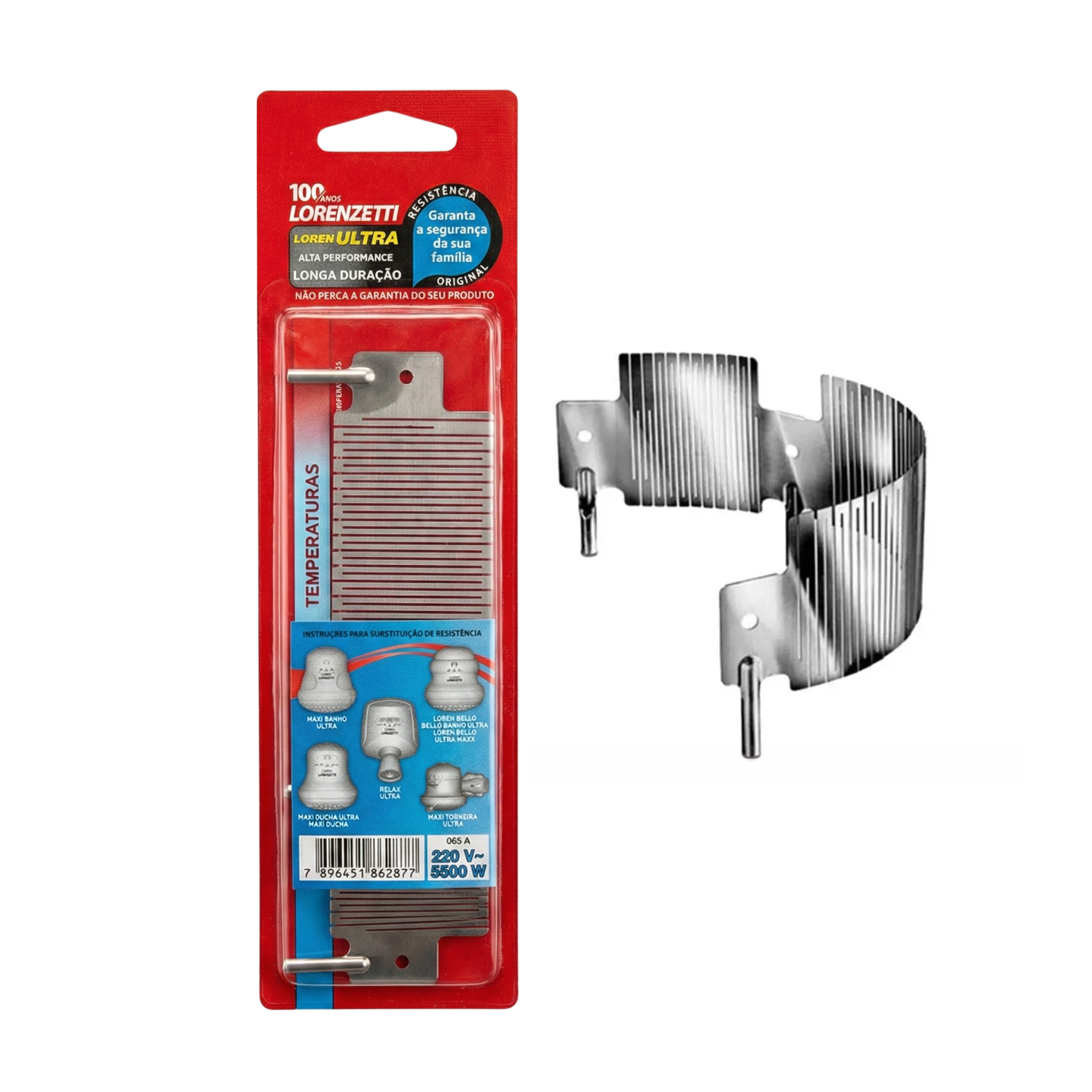Resistência Original Lorenzetti Loren Ultra - Para Maxi Ducha Ultra, Bello Banho