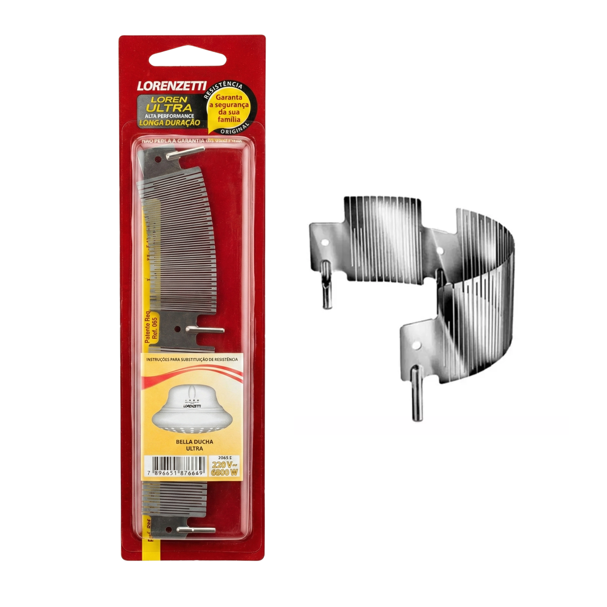 Resistência Original Lorenzetti Loren Ultra Ref. 3065 - Para Bella Ducha 4T Ultra