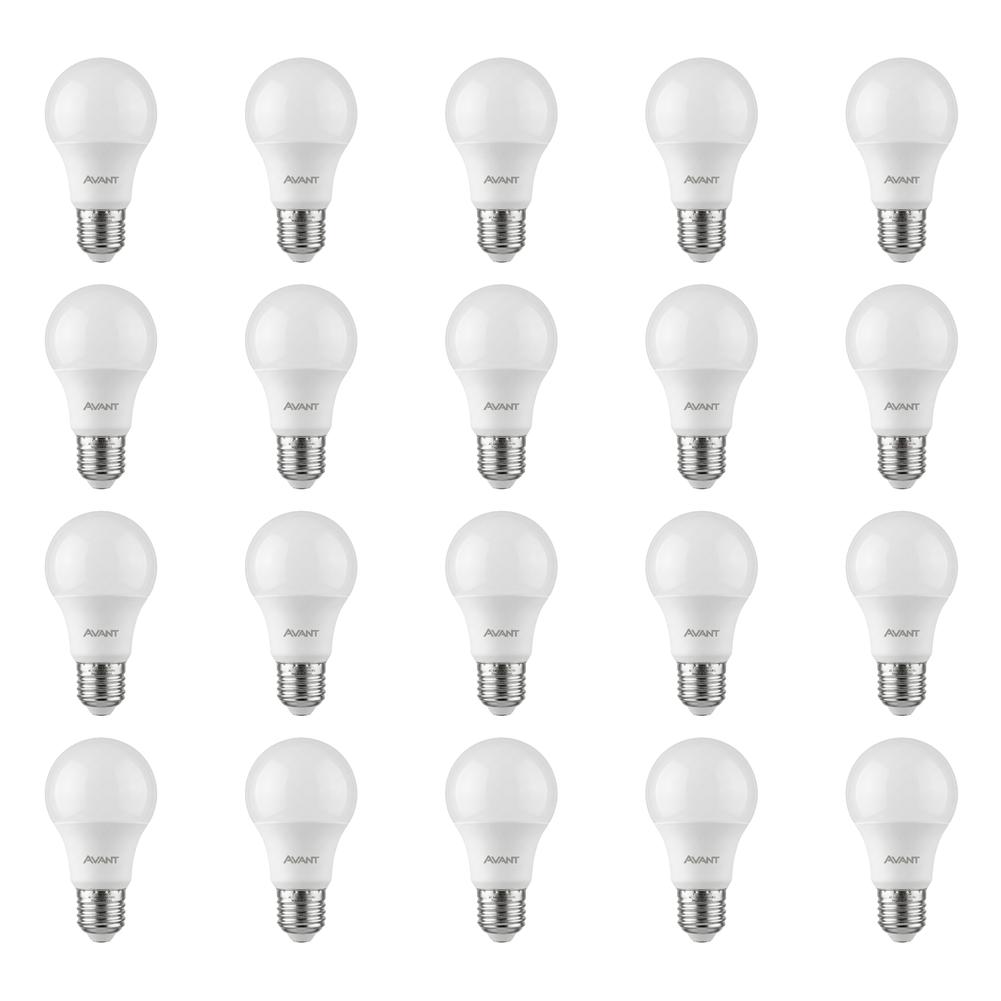 Kit Lâmpadas LED Bulbo Avant 15W E27 Bivolt 6500K Luz Branca Fria – 1350 Lúmens Alta Eficiência