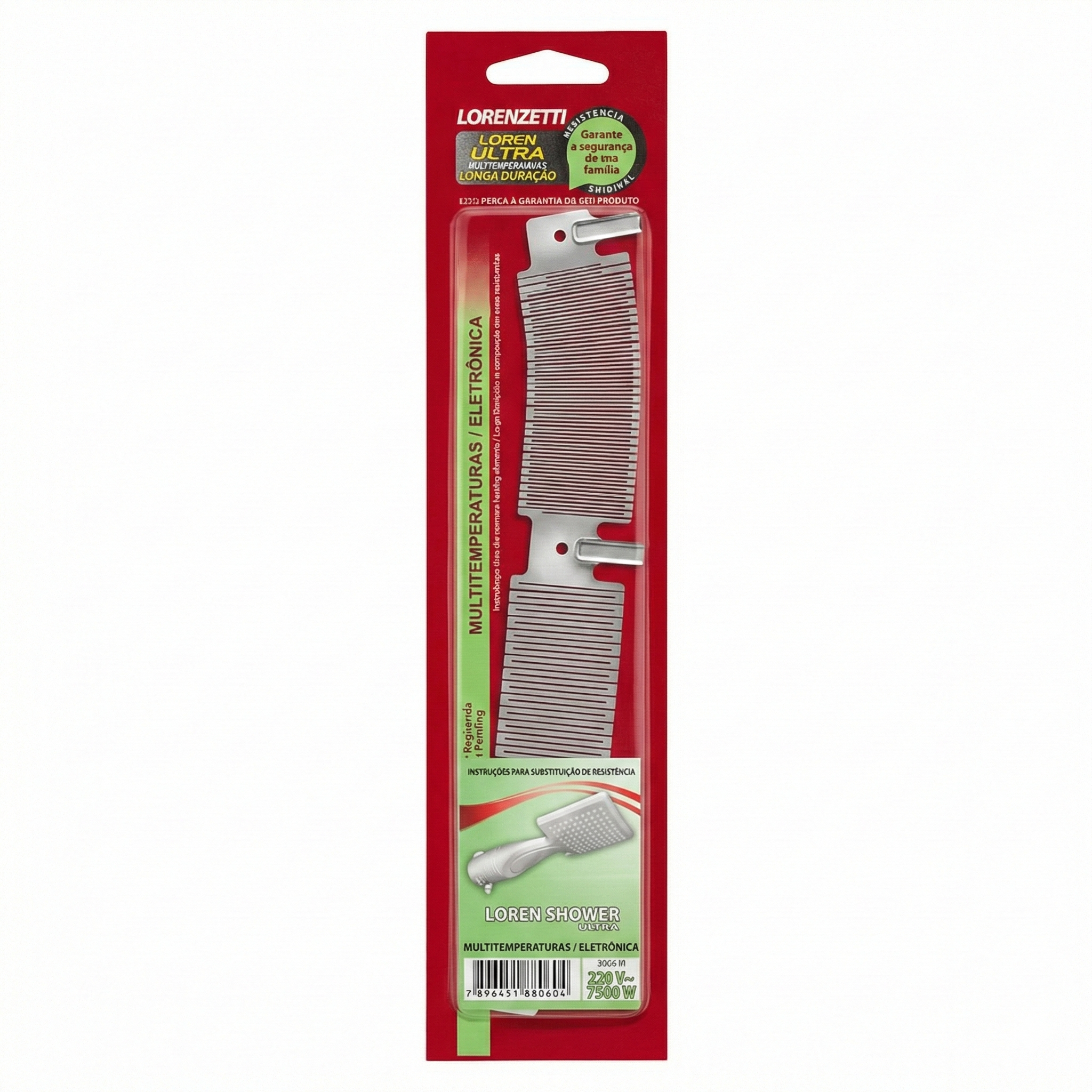 Resistência Original Lorenzetti Loren Ultra - Para Ducha Loren Shower Multitemperaturas e Eletrônica