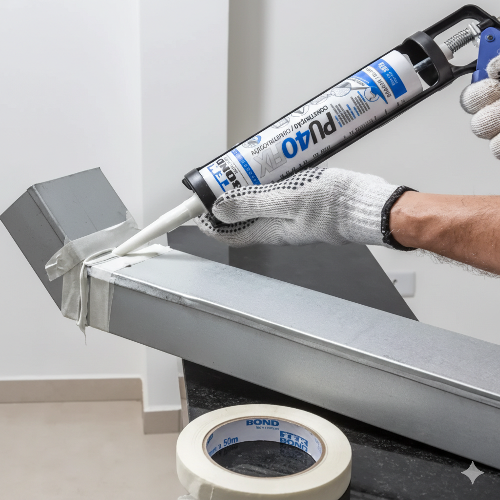 Adesivo Selante PU40 Tekbond 387g – Preto, Cinza ou Branco (Poliuretano Profissional)