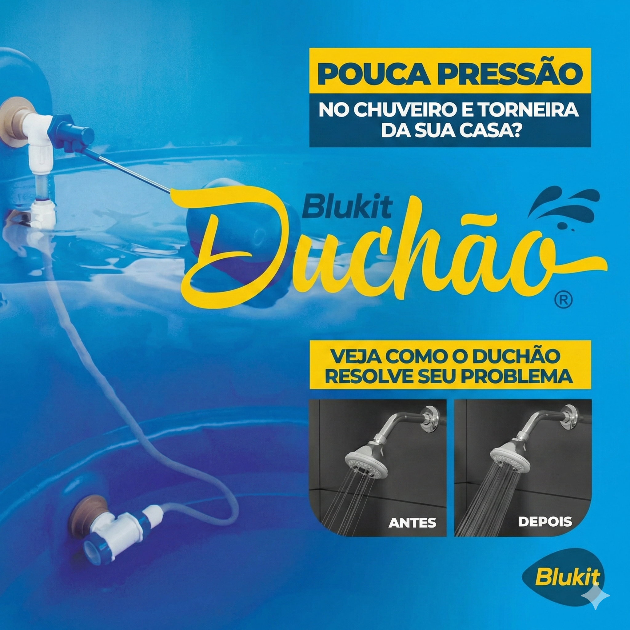 Válvula Transferidora de Pressão para Caixas d'Água - Duchão