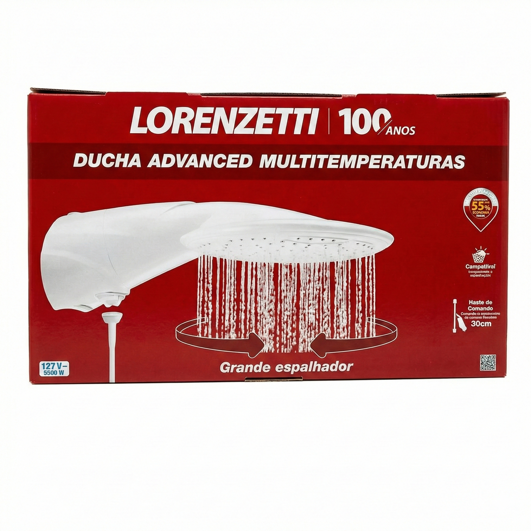 Ducha Lorenzetti Advanced Multitemperaturas - 4 Opções de Temperatura