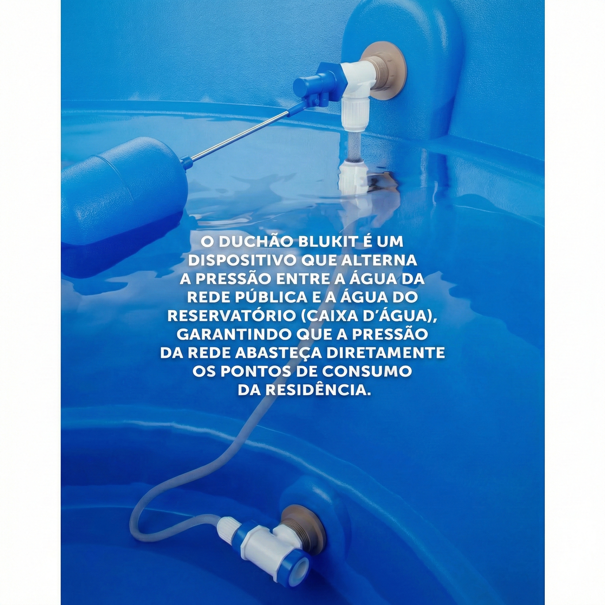 Válvula Transferidora de Pressão para Caixas d'Água - Duchão