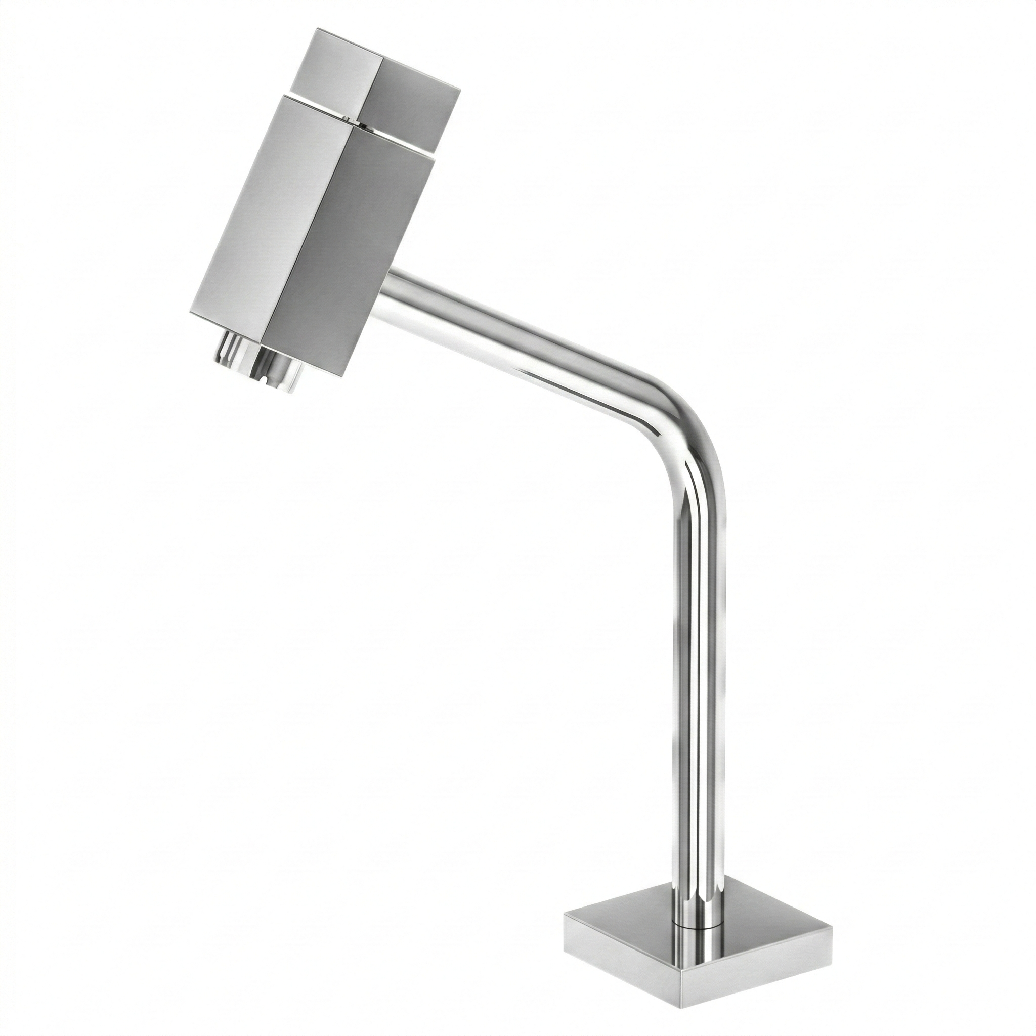 Torneira para Lavatório de Mesa Bica Baixa Linha Slim Pluss Cromada (Ref. 4340) - Leão Metais