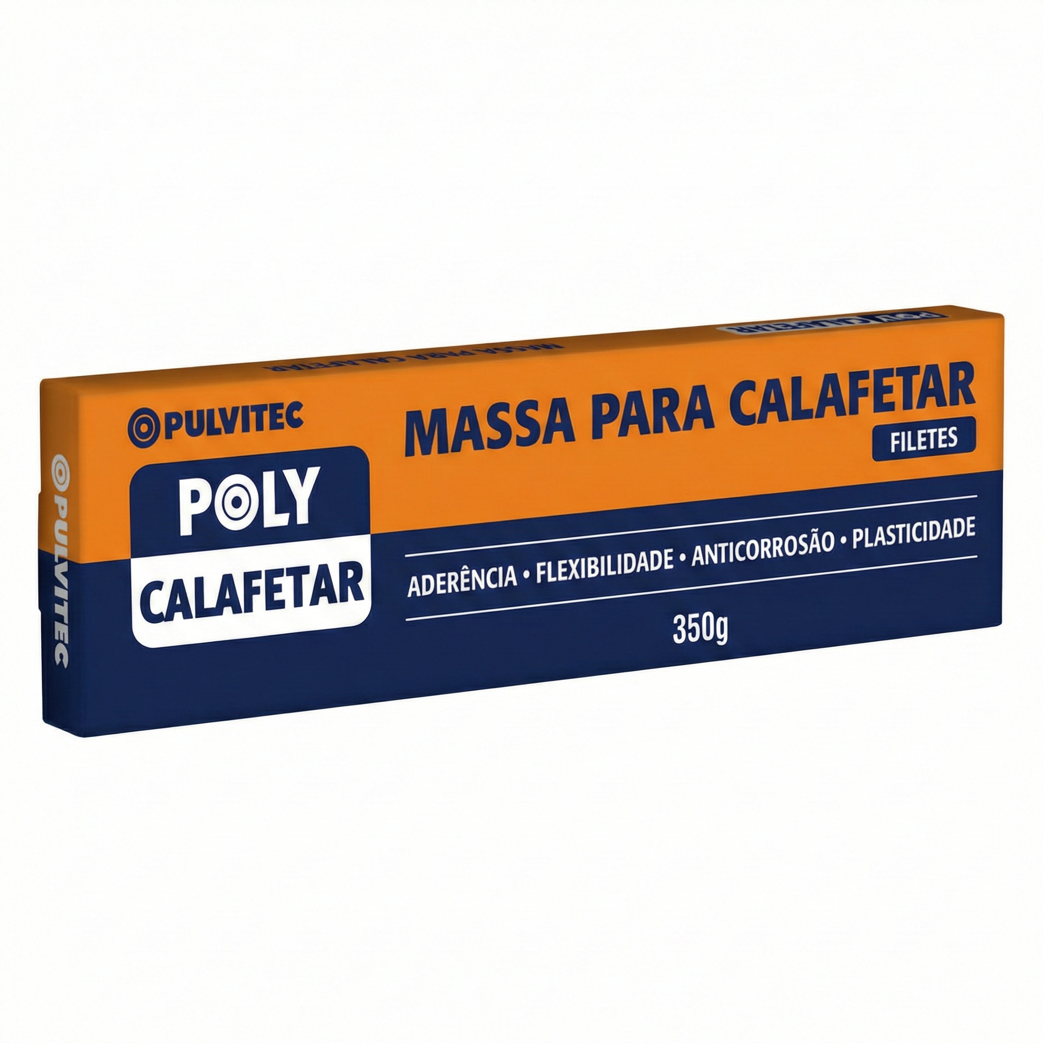 Massa de Calafetar Cinza Pulvitec Poly 350g - Uso Automotivo e Residencial