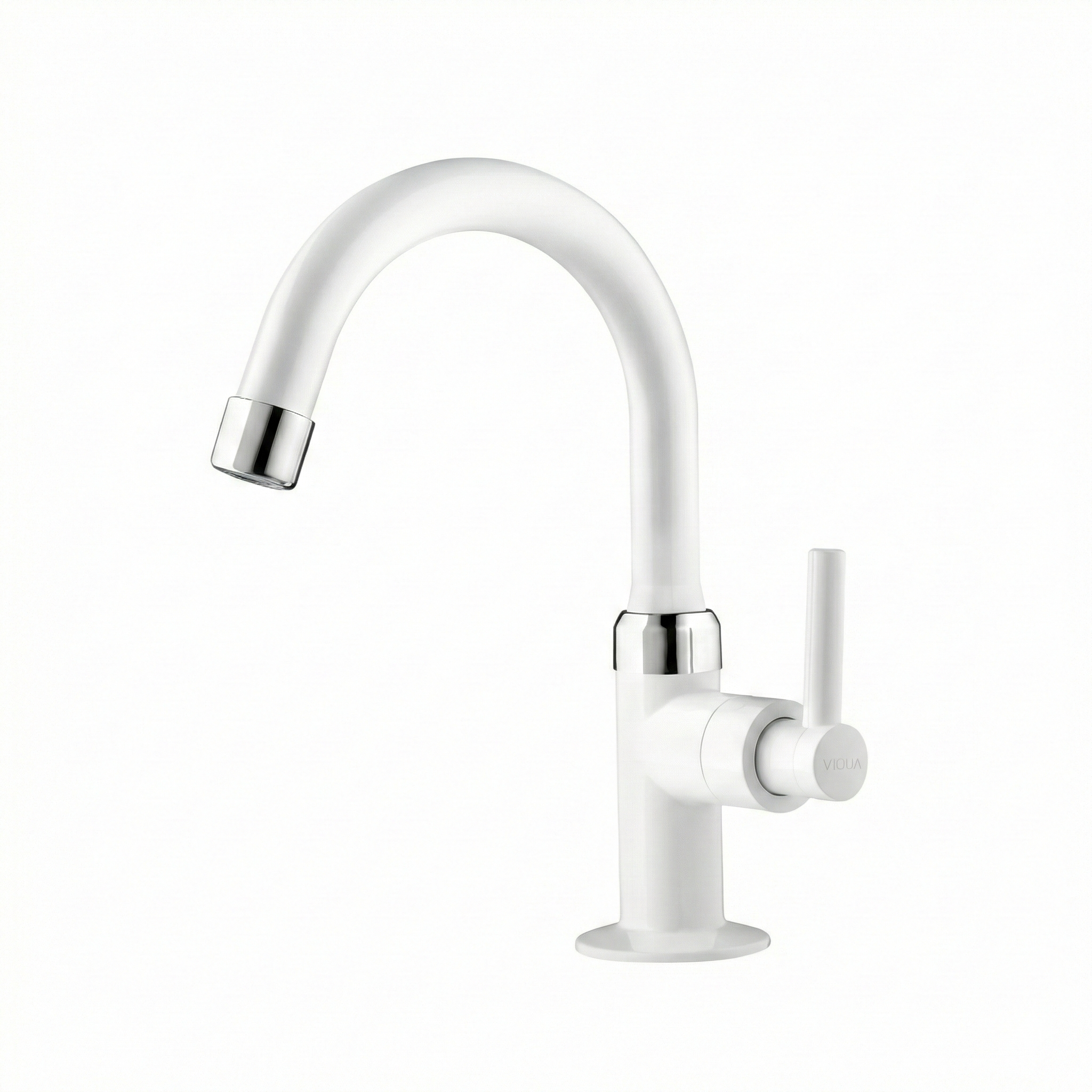 Torneira de Mesa para Banheiro Bica Alta Lagune 1/4 de Volta Víqua