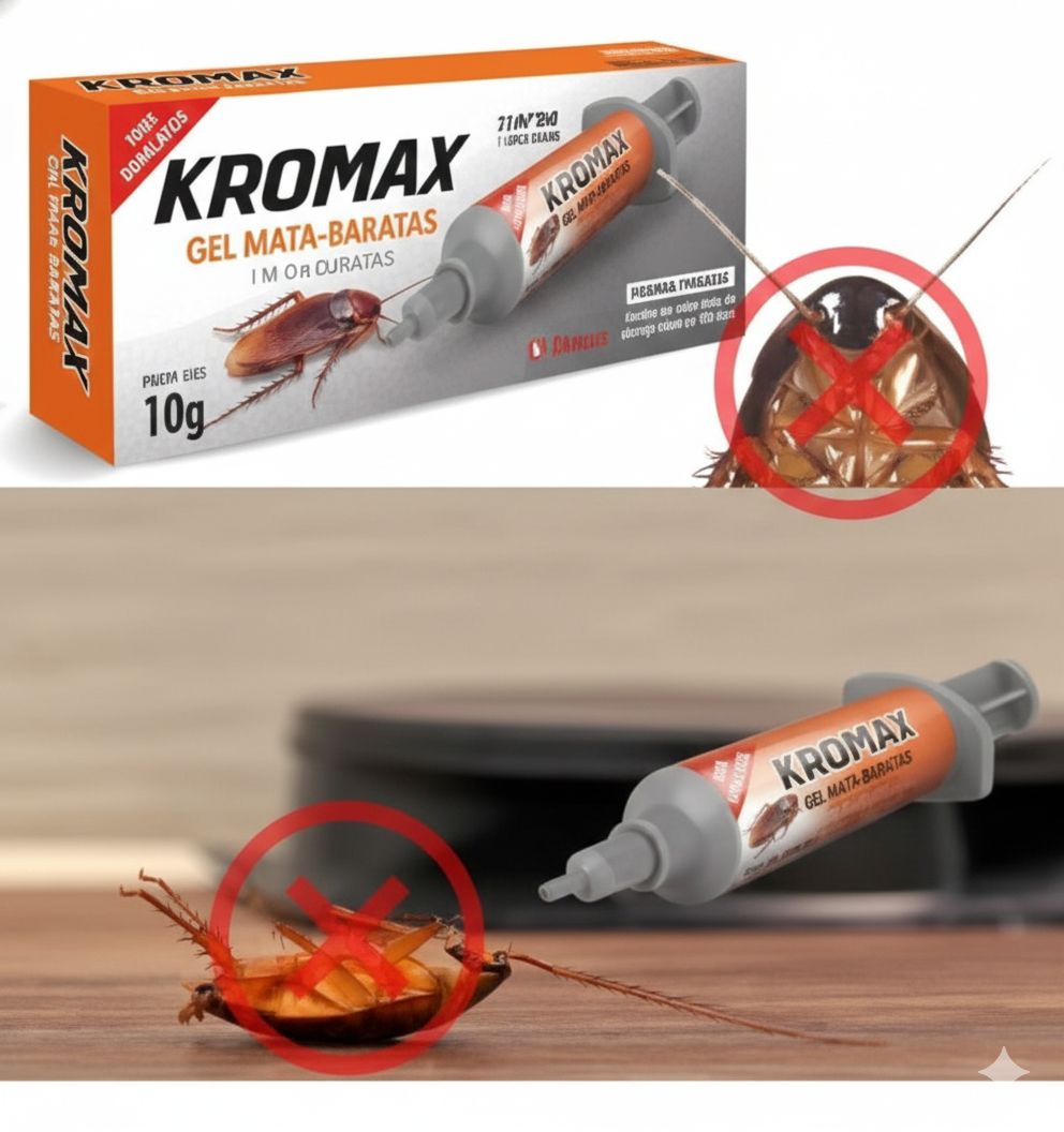Mata Barata Gel Kromax Seringa 10g Imidacloprid