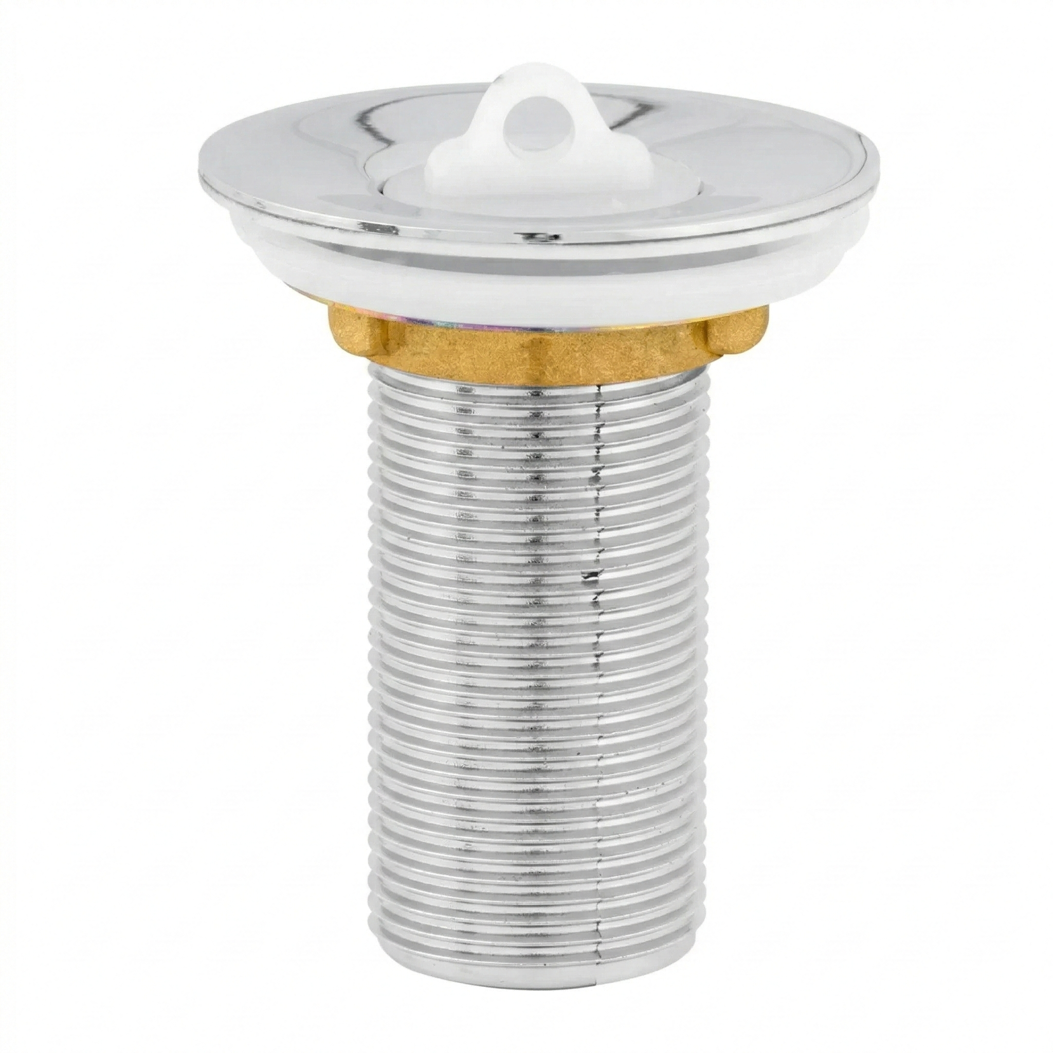 Válvula de Escoamento para Lavatório sem Ladrão 7/8" em Metal - Leão Metais