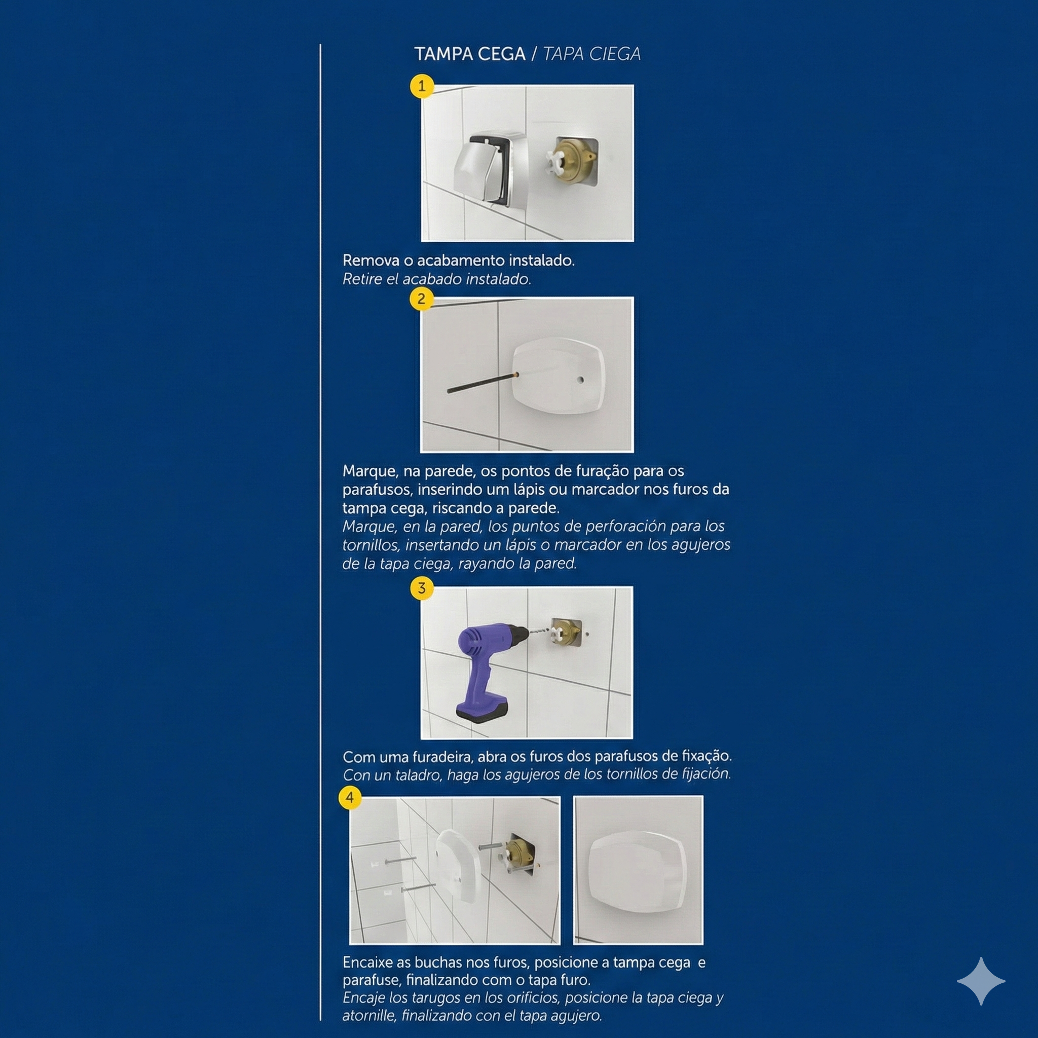Conversor de Válvula de Descarga para Caixa Acoplada 38mm x 1/2" Blukit