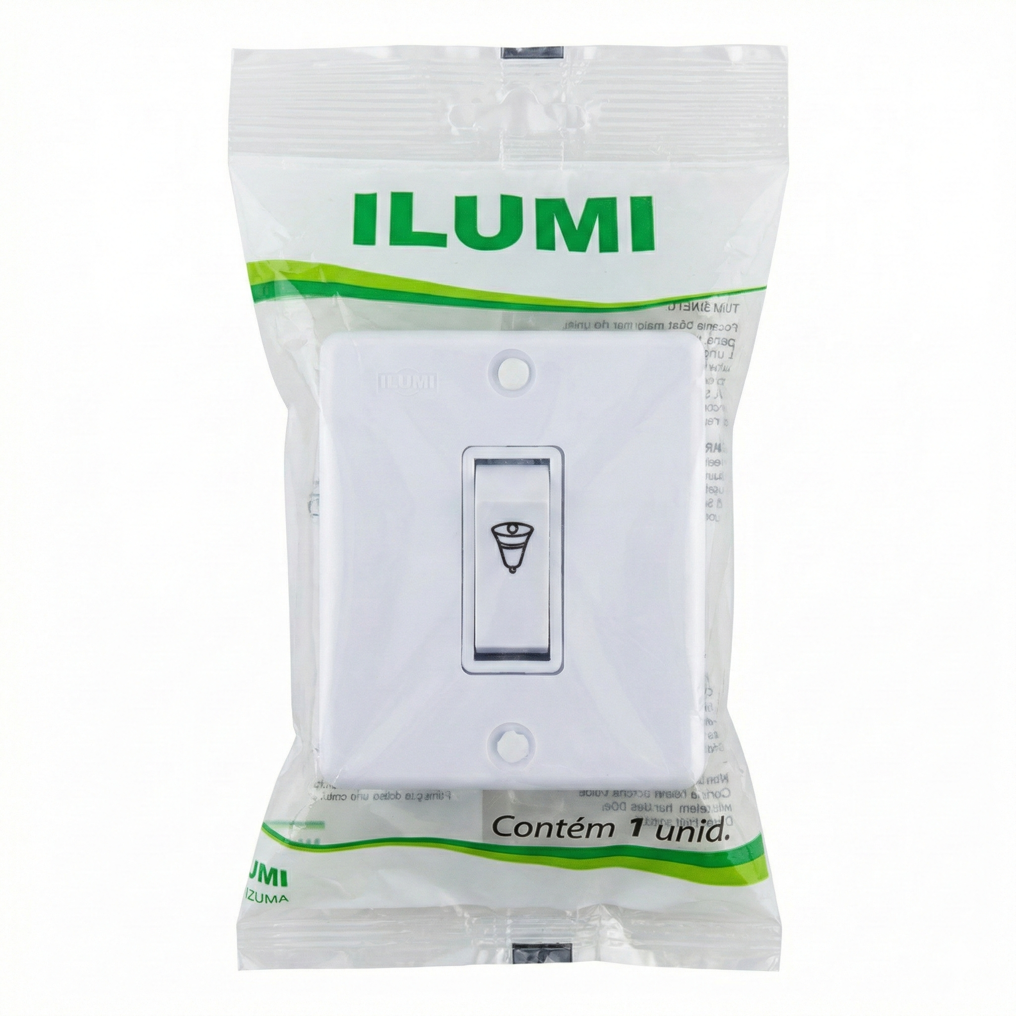 Interruptor Pulsador para Campainha de Sobrepor Ilumi Sistema X