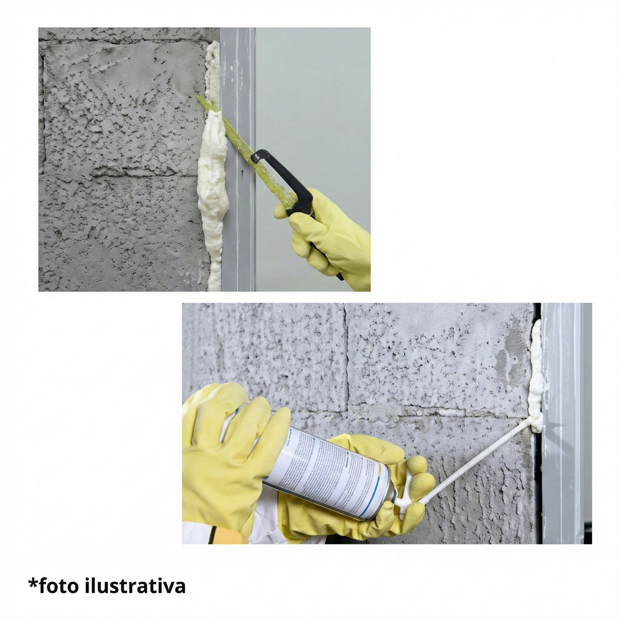 Kit 3 Espumas Expansivas Tekbond PU Uso Geral 500ml – Poliuretano Profissional