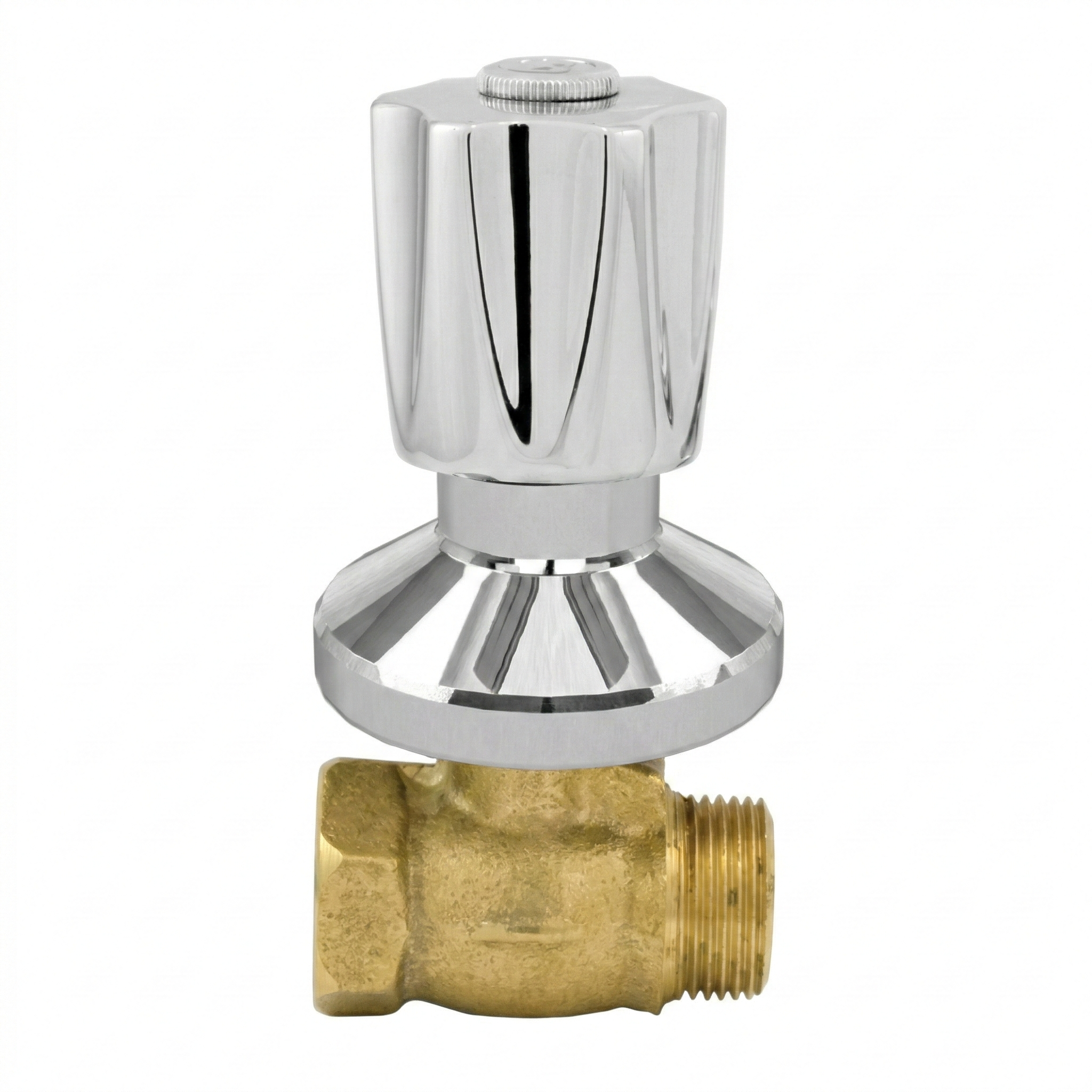 Registro de Pressão para Chuveiro 3/4" com Acabamento C50 Metal Cromado - Leão Metais