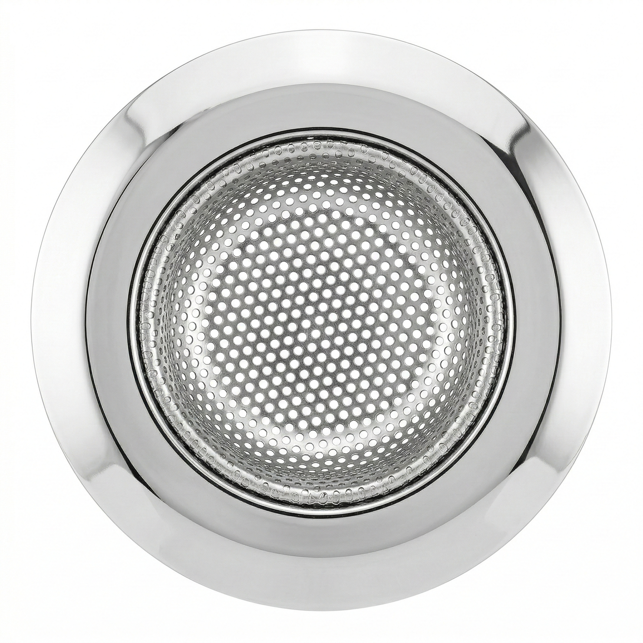 Ralo de Pia Olifer em Aço Inox 11,5 cm - Coletor de Resíduos e Anti-Entupimento