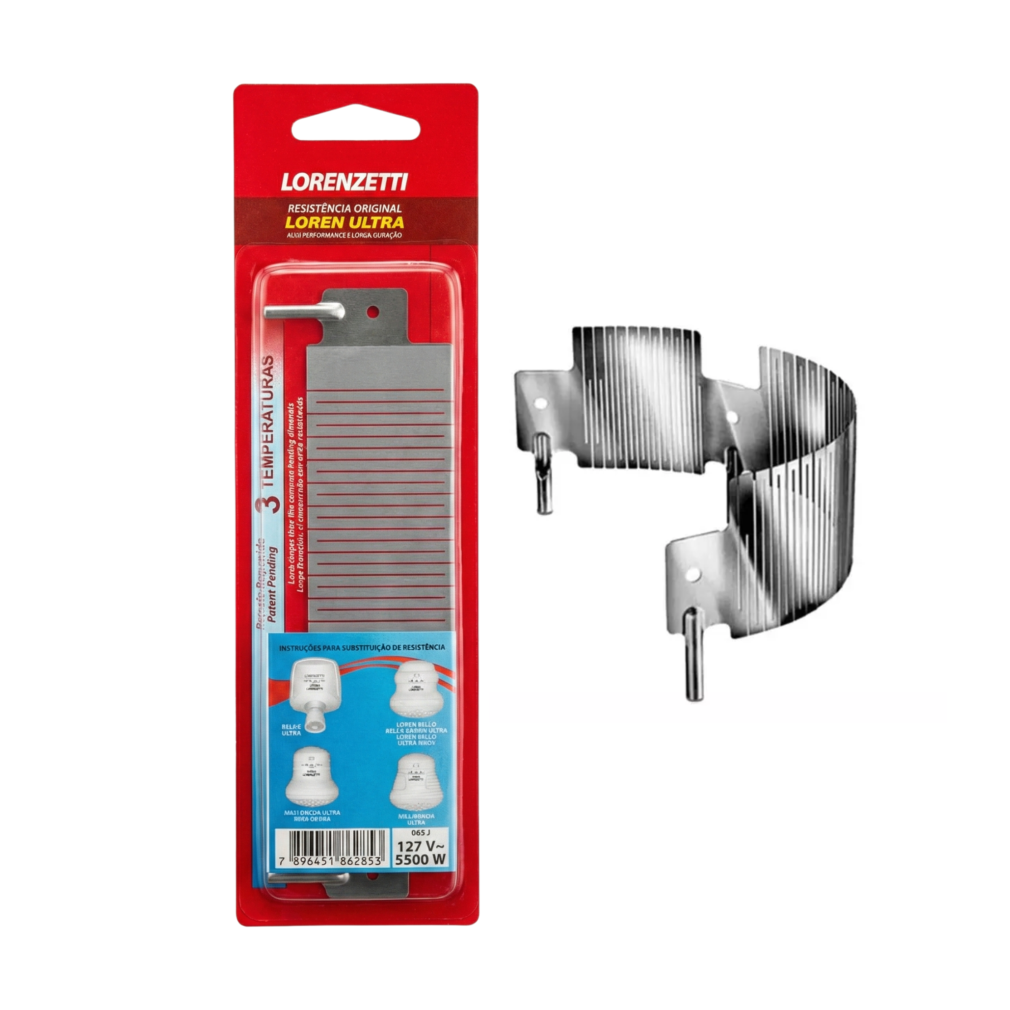 Resistência Original Lorenzetti Loren Ultra - Para Maxi Ducha Ultra, Bello Banho