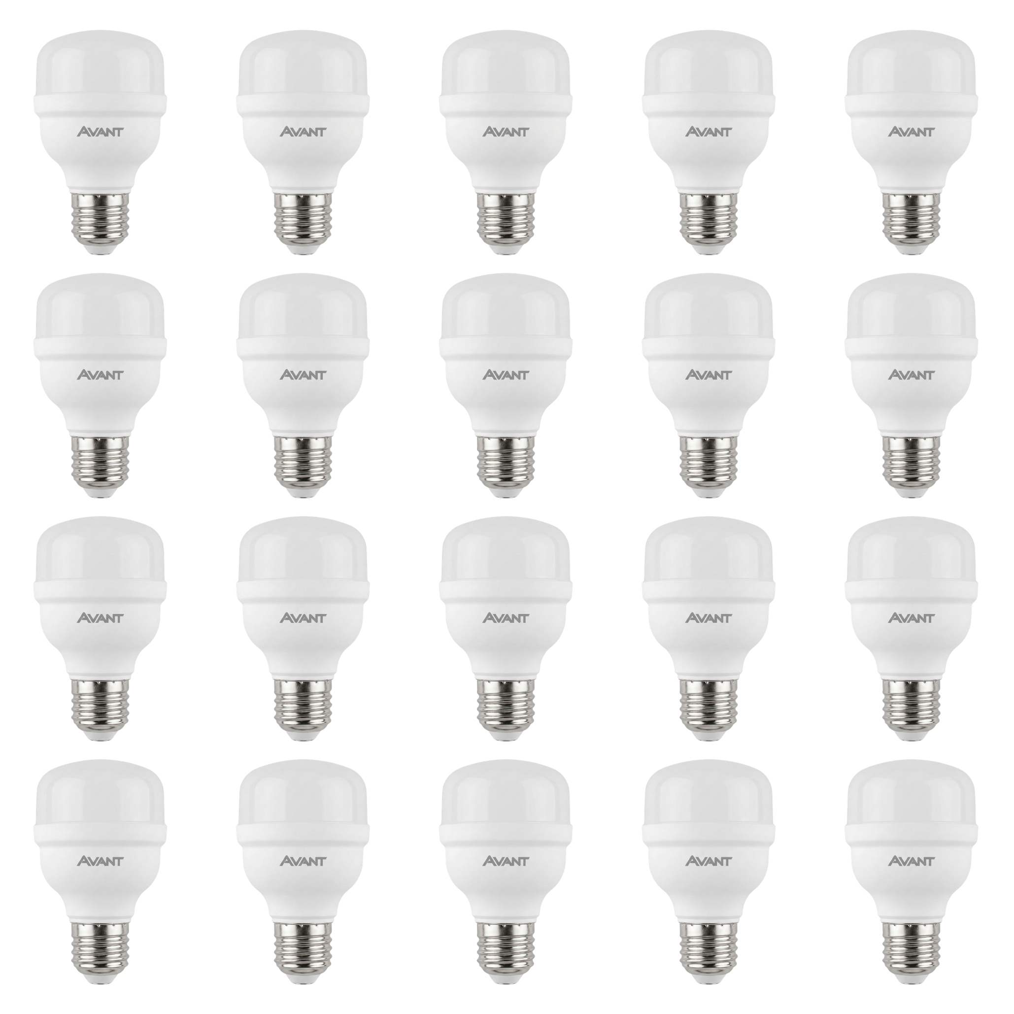 Kit Lâmpadas LED Bulbo High Power Avant 30W E27 Bivolt 6500K Luz Branca Fria – 2400 Lúmens