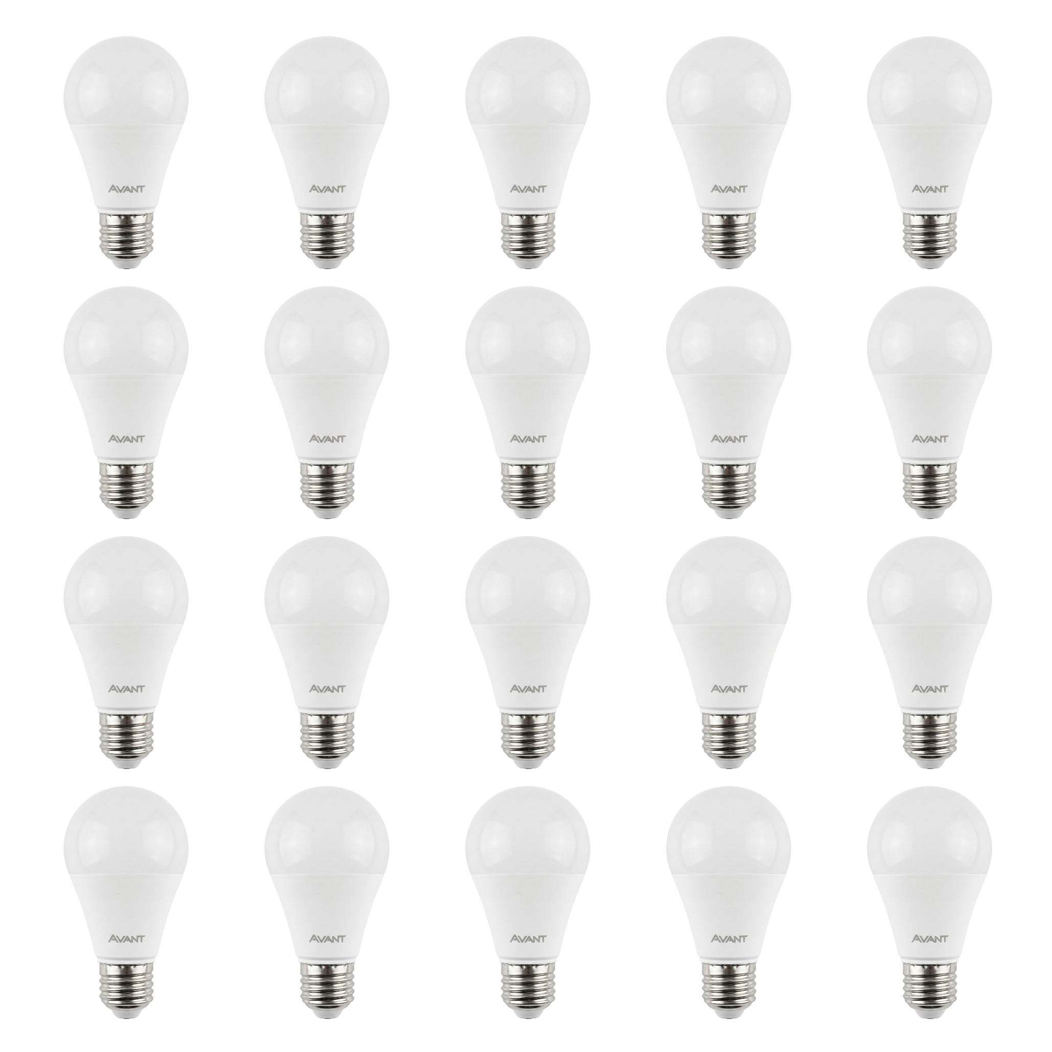 Kit Lâmpadas LED Bulbo Avant 12W E27 Bivolt 6500K Luz Branca Fria – Alta Luminosidade 1018lm