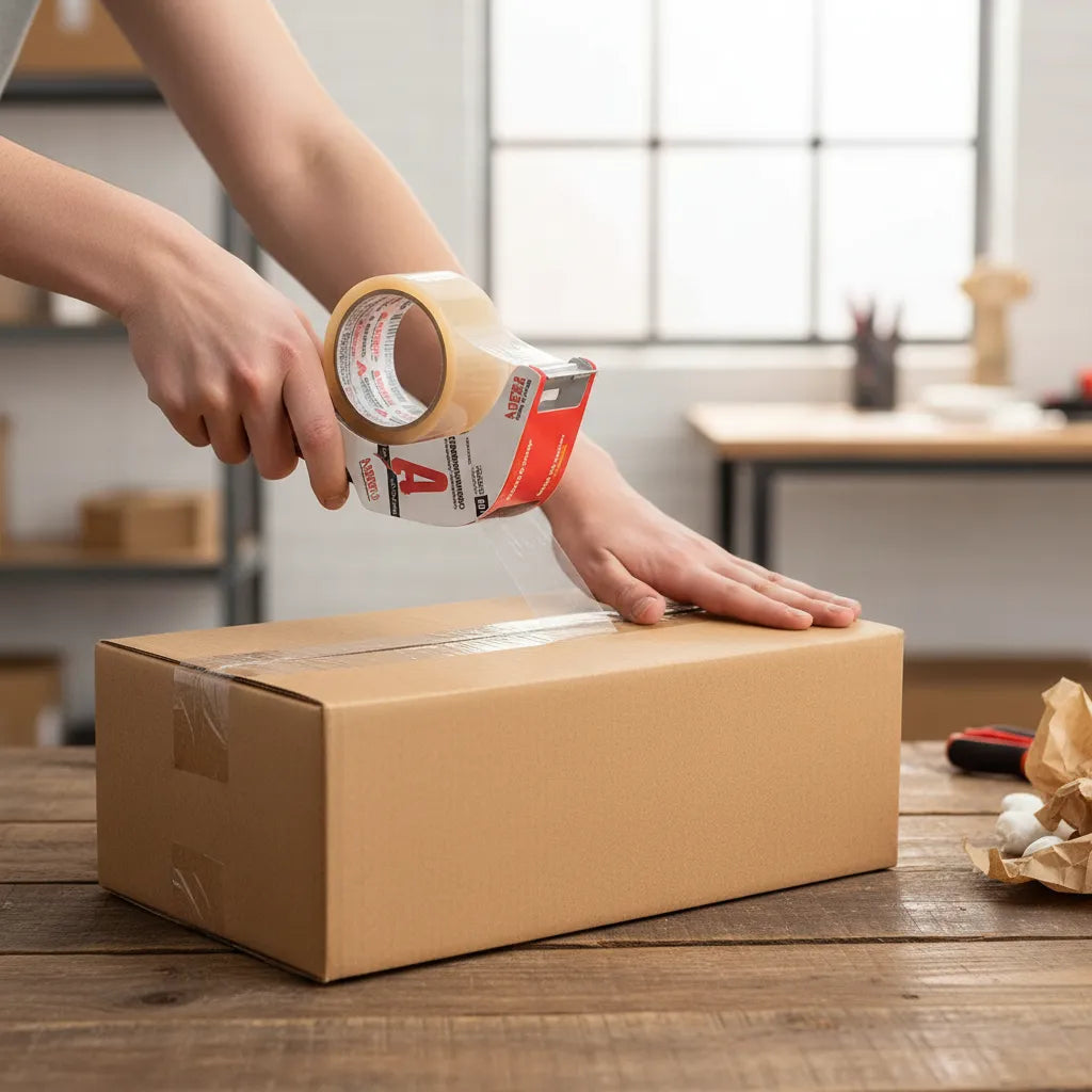 Kit 4 Rolos – Fita Transparente Adere 710 45mm x 50m para Empacotamento