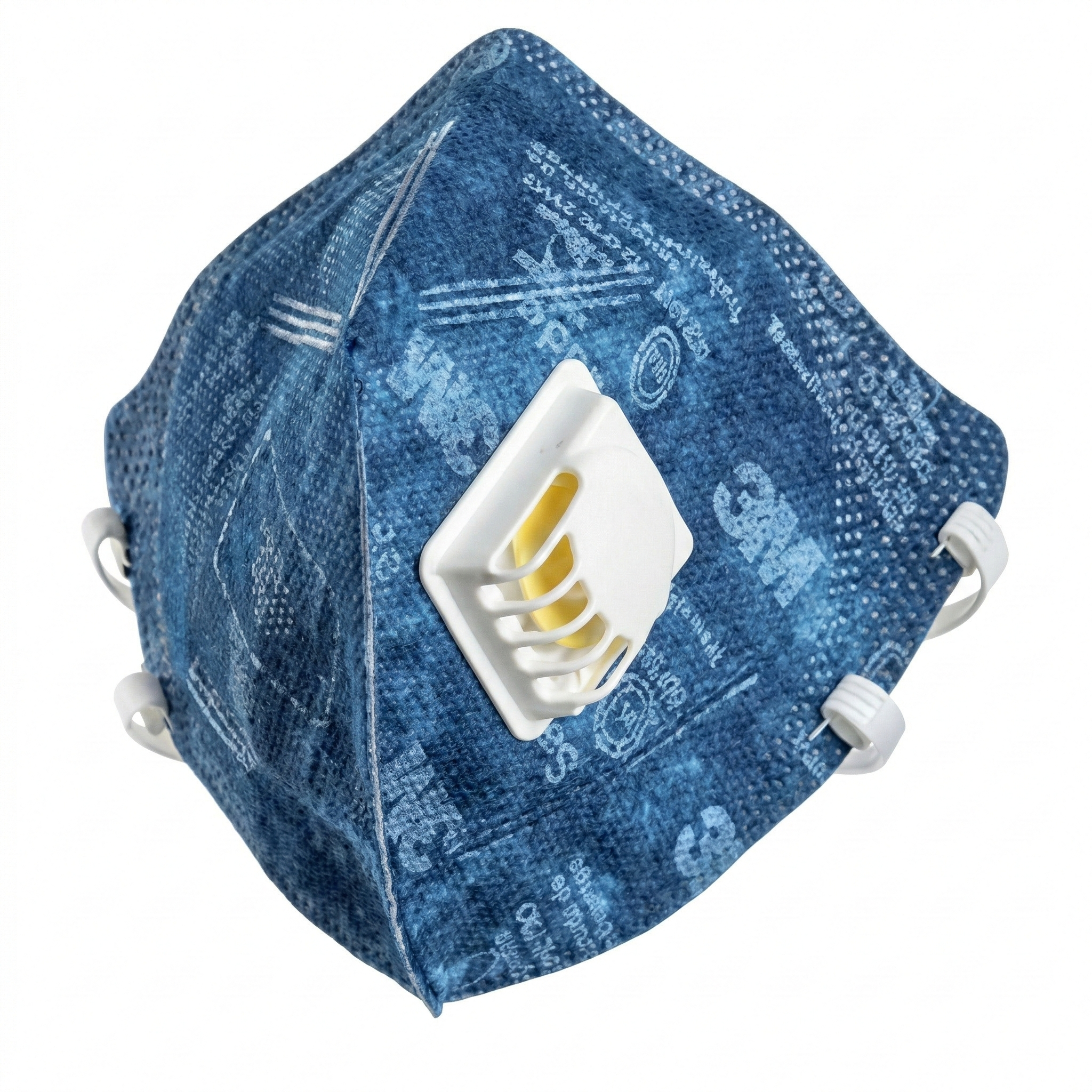 Kit 10 Mascaras 3M 9822 PFF2 (S) com Válvula de Exalação e Clipe Nasal Ajustável