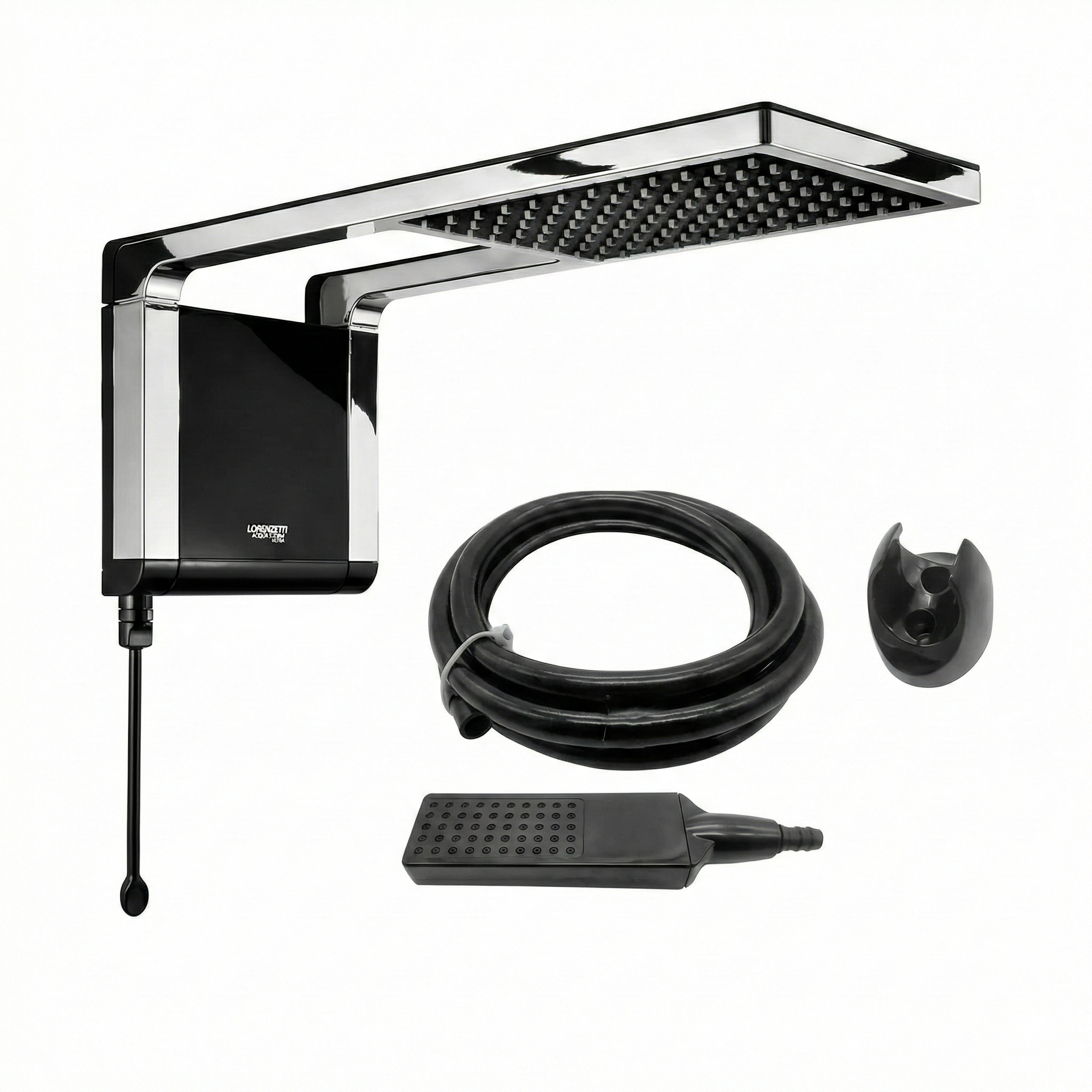 Ducha Lorenzetti Acqua Storm Ultra Eletrônica Black/Cromado - Design Ultrafino