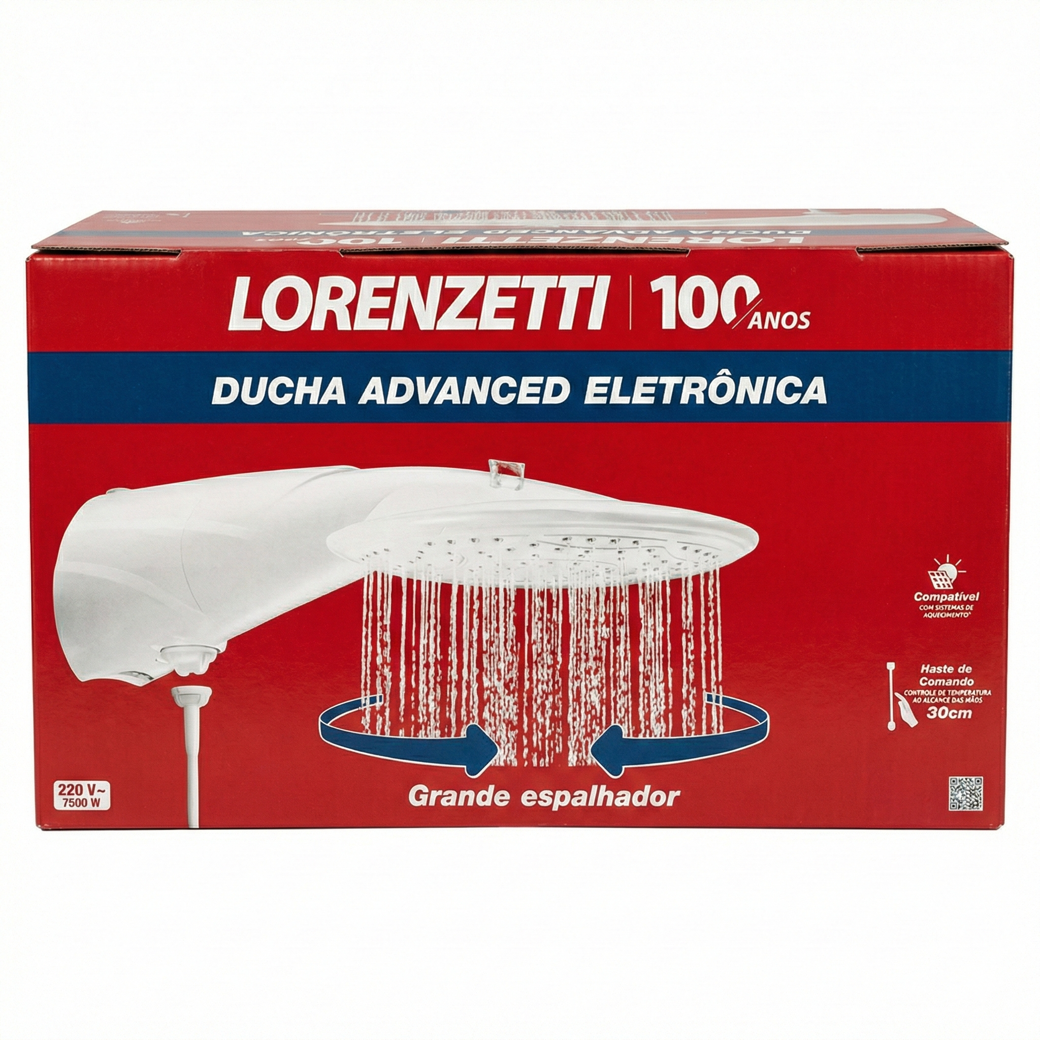 Ducha Lorenzetti Advanced Eletrônica - Controle Gradual de Temperatura