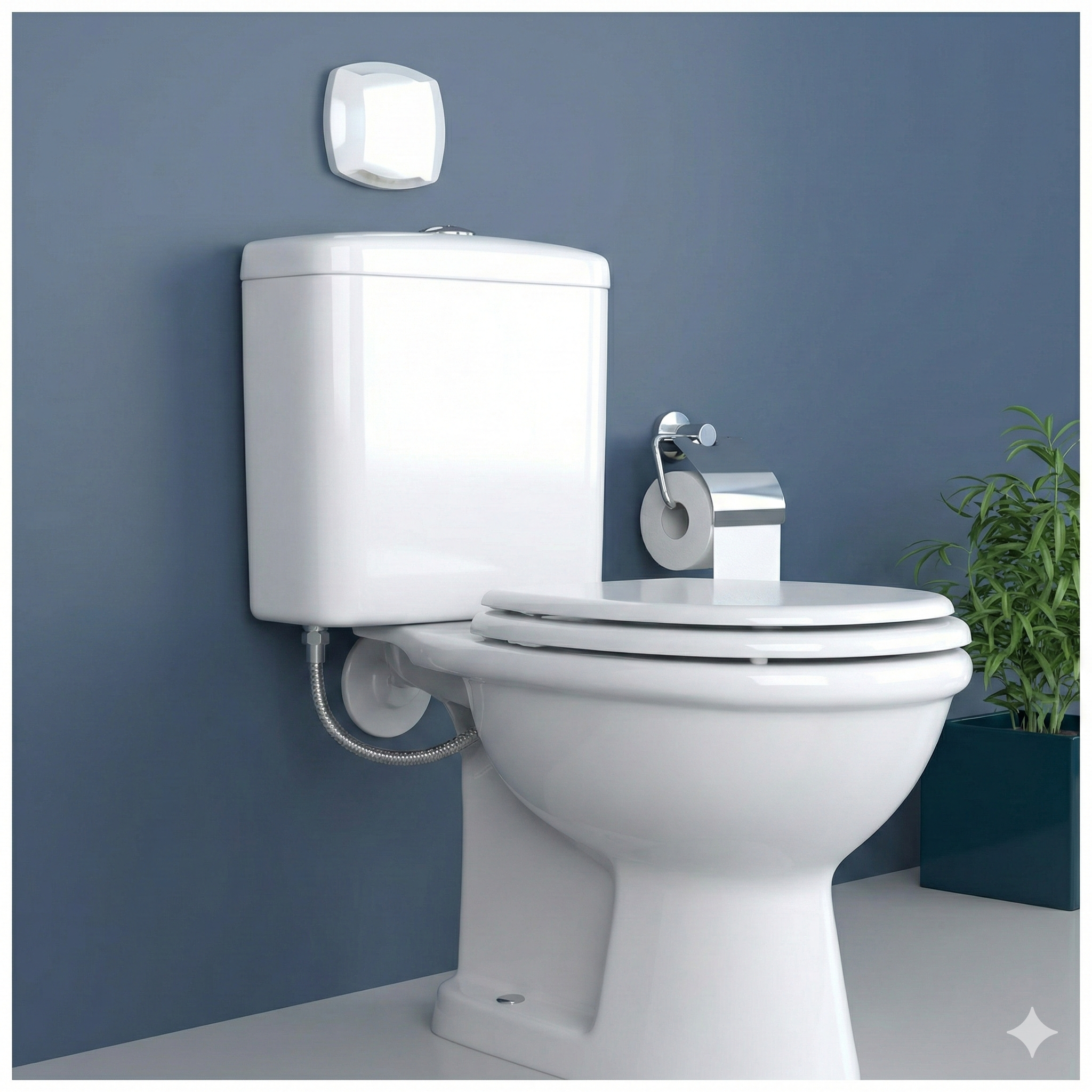 Conversor de Válvula de Descarga para Caixa Acoplada 38mm x 1/2" Blukit