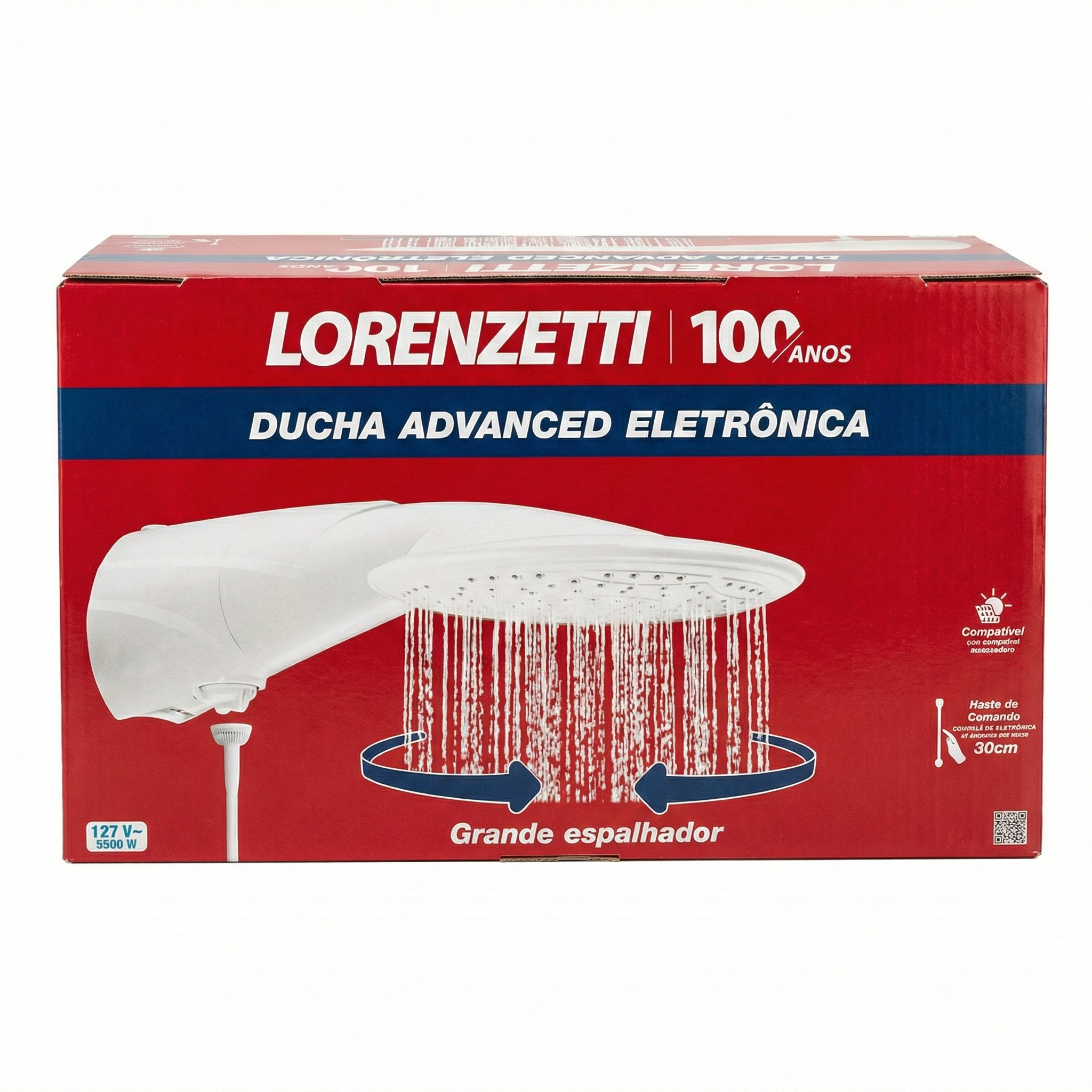 Ducha Lorenzetti Advanced Eletrônica - Controle Gradual de Temperatura
