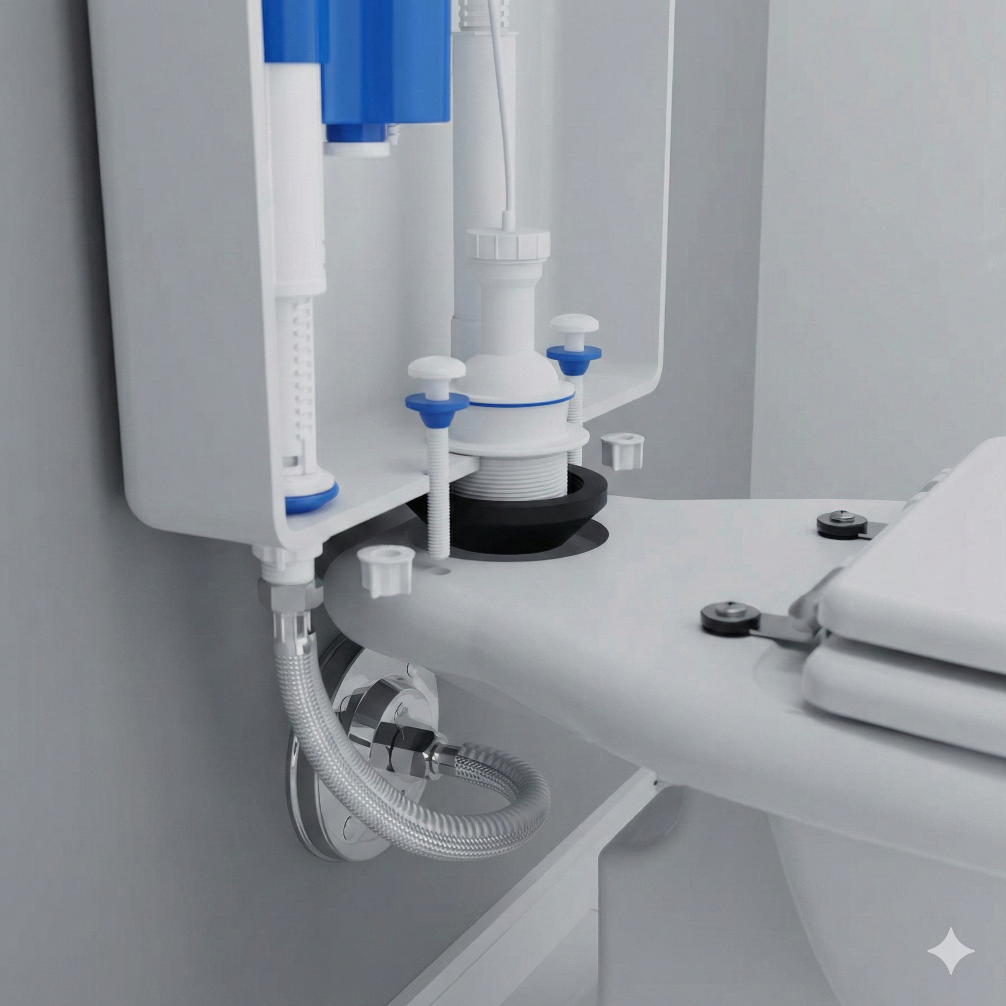 Anel de Vedação para Caixa Acoplada Universal em Borracha - Blukit