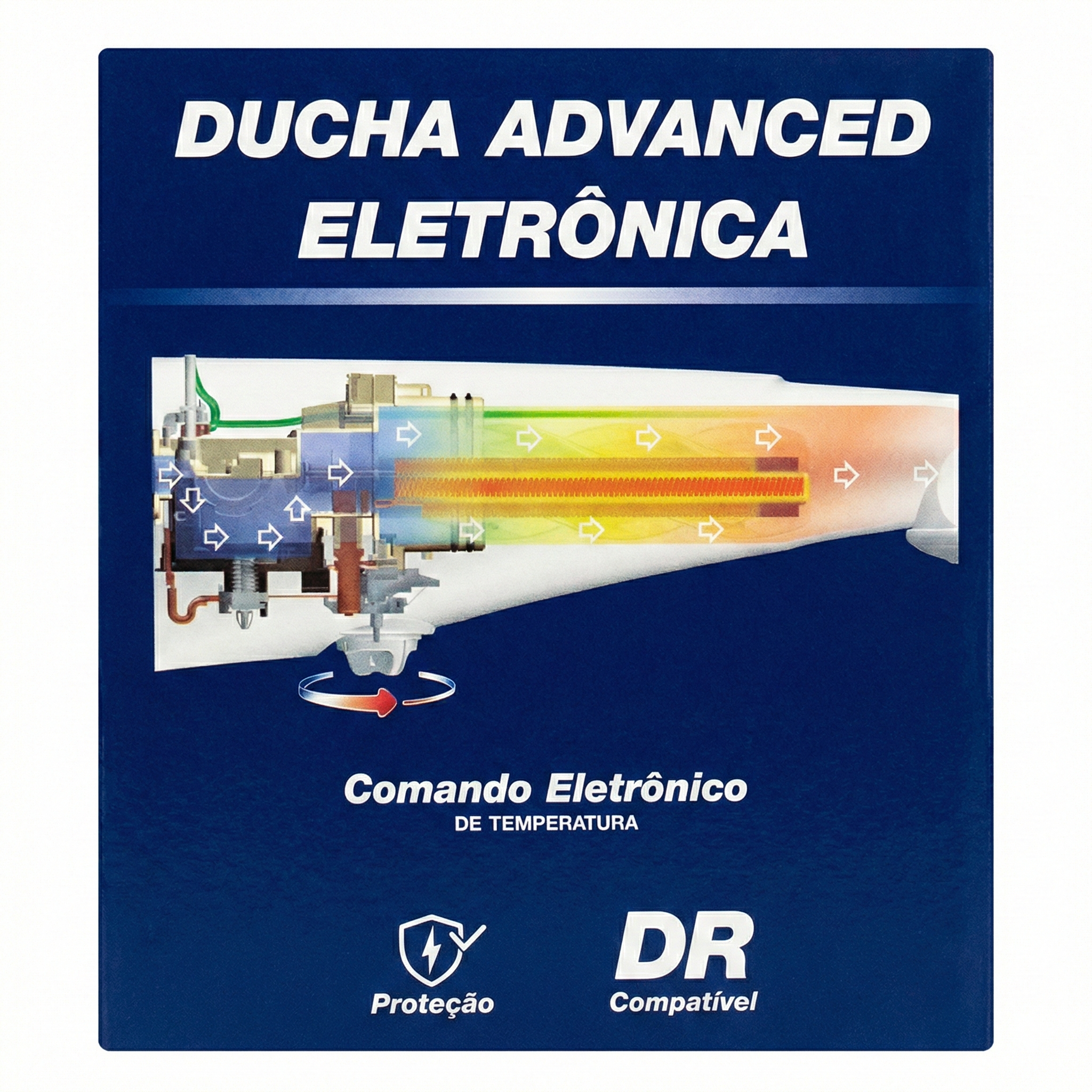 Ducha Lorenzetti Advanced Eletrônica - Controle Gradual de Temperatura