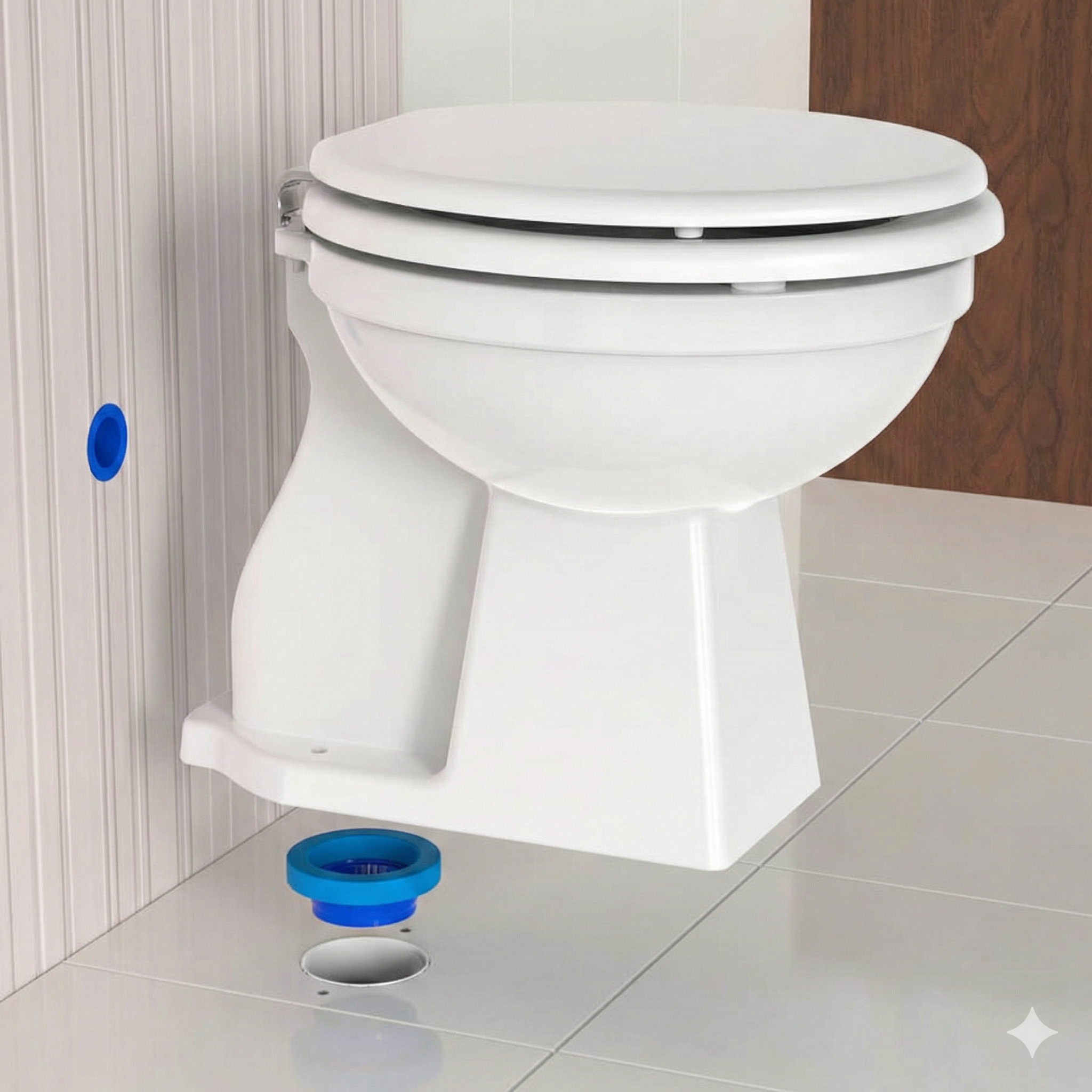 Anel de Vedação Smart para Vaso Sanitário com Guia - Blukit