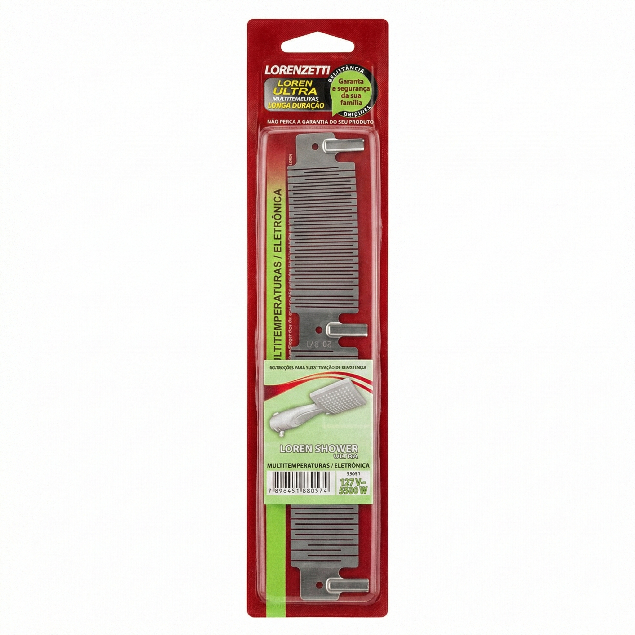 Resistência Original Lorenzetti Loren Ultra - Para Ducha Loren Shower Multitemperaturas e Eletrônica