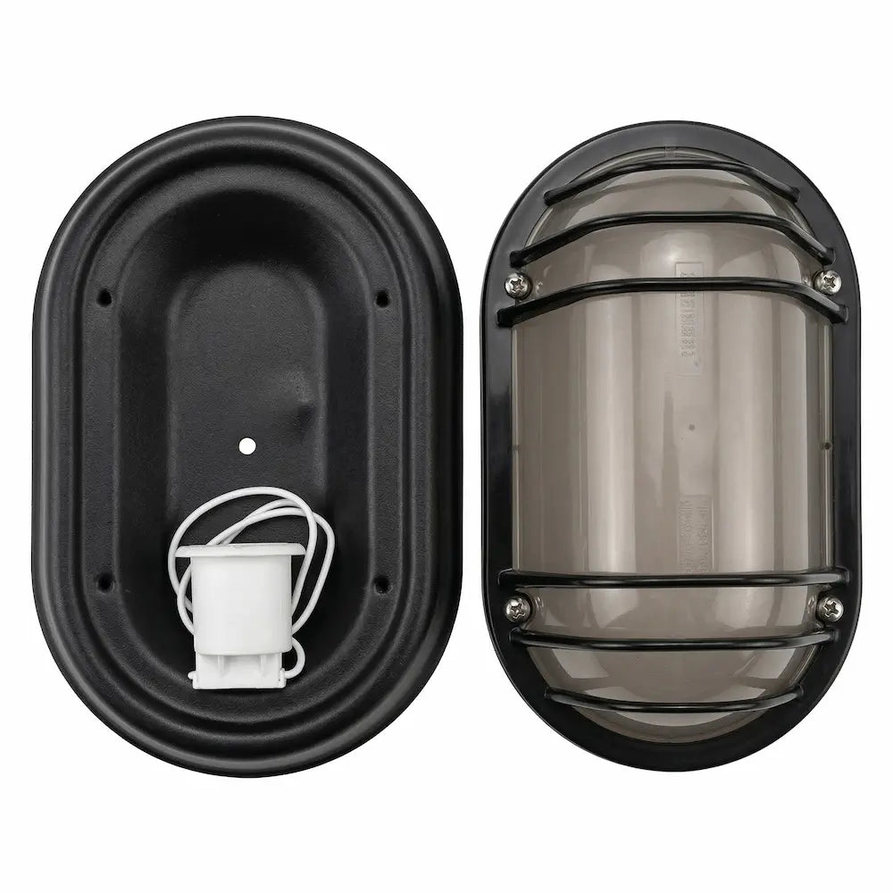 Luminária Tartaruga Suprema Preta E27 Máx. 40W Tachibra